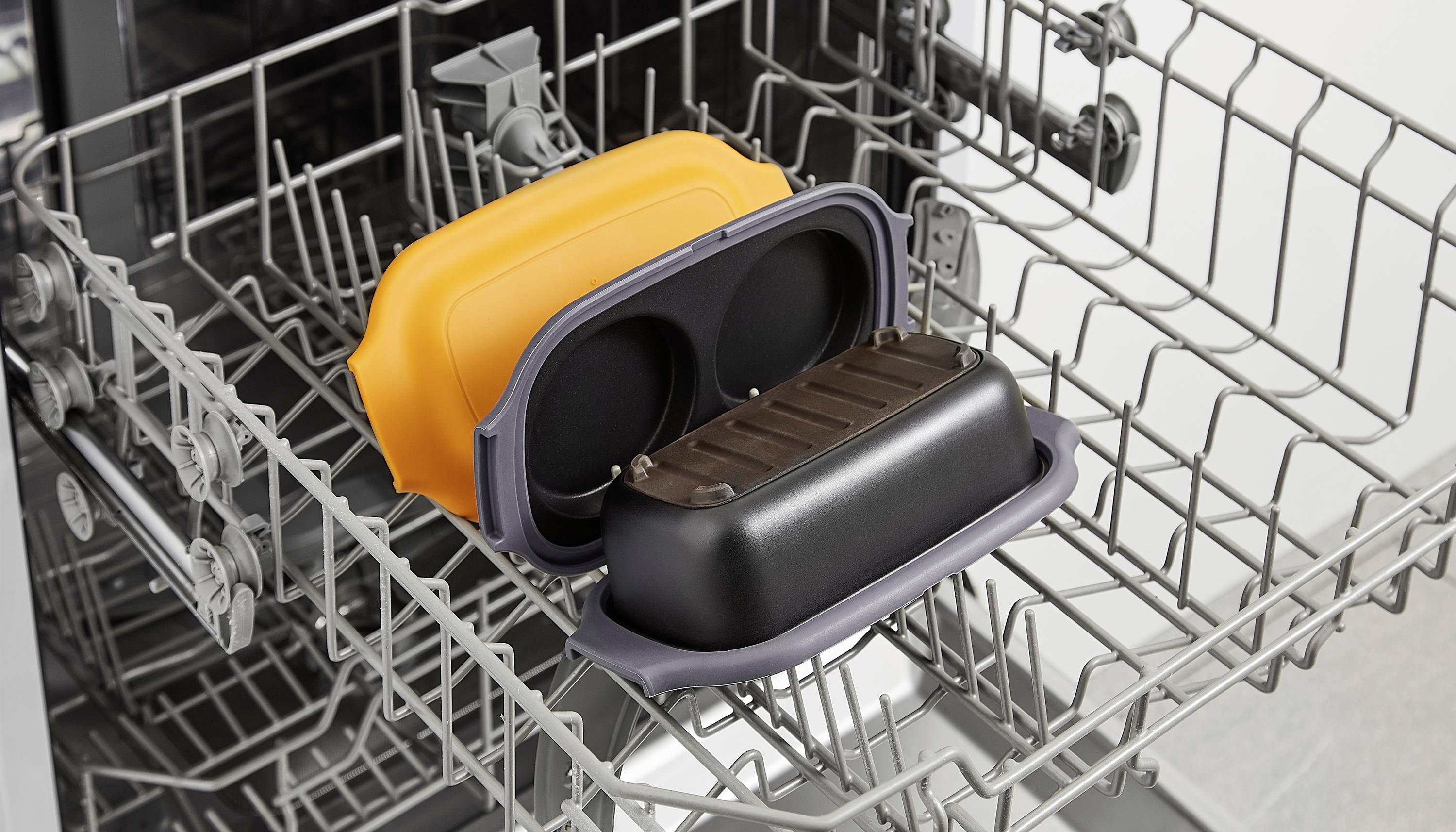 Morphy Richards 511645 Mico Multi-pot Mikrowellengeschirr Orange, Schwarz