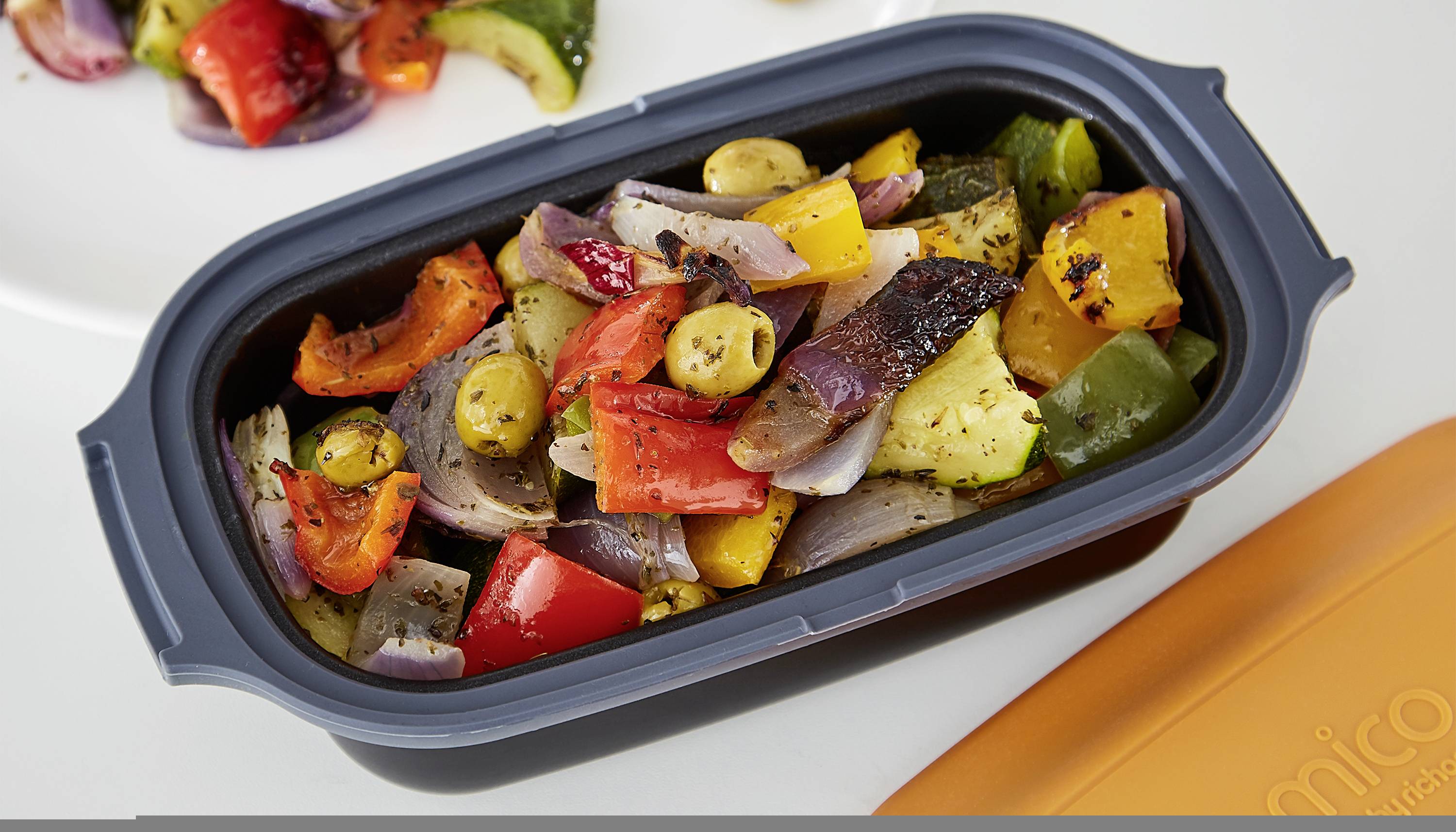 Morphy Richards 511645 Mico Multi-pot Mikrowellengeschirr Orange, Schwarz