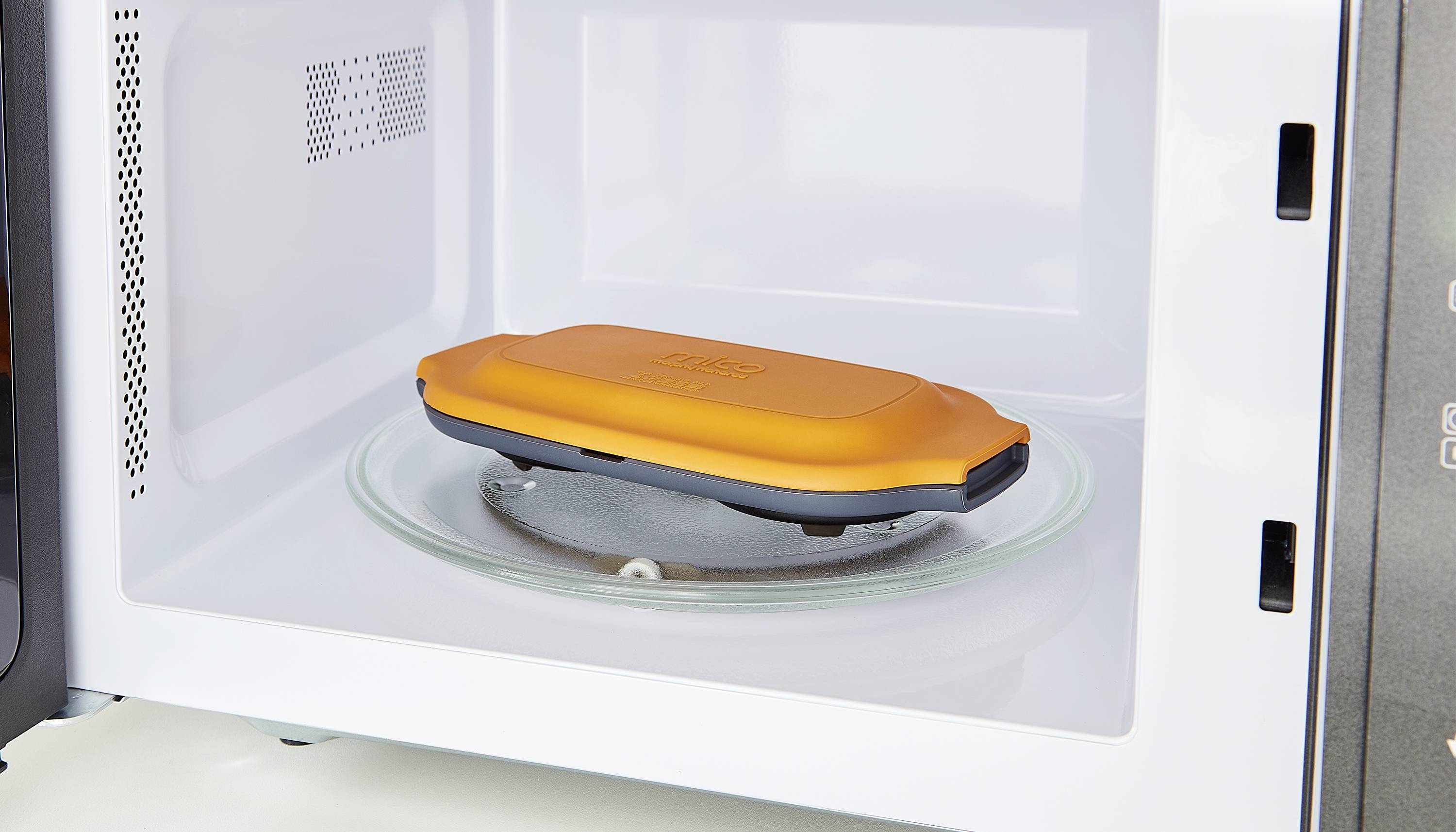 Morphy Richards 511645 Mico Multi-pot Mikrowellengeschirr Orange, Schwarz