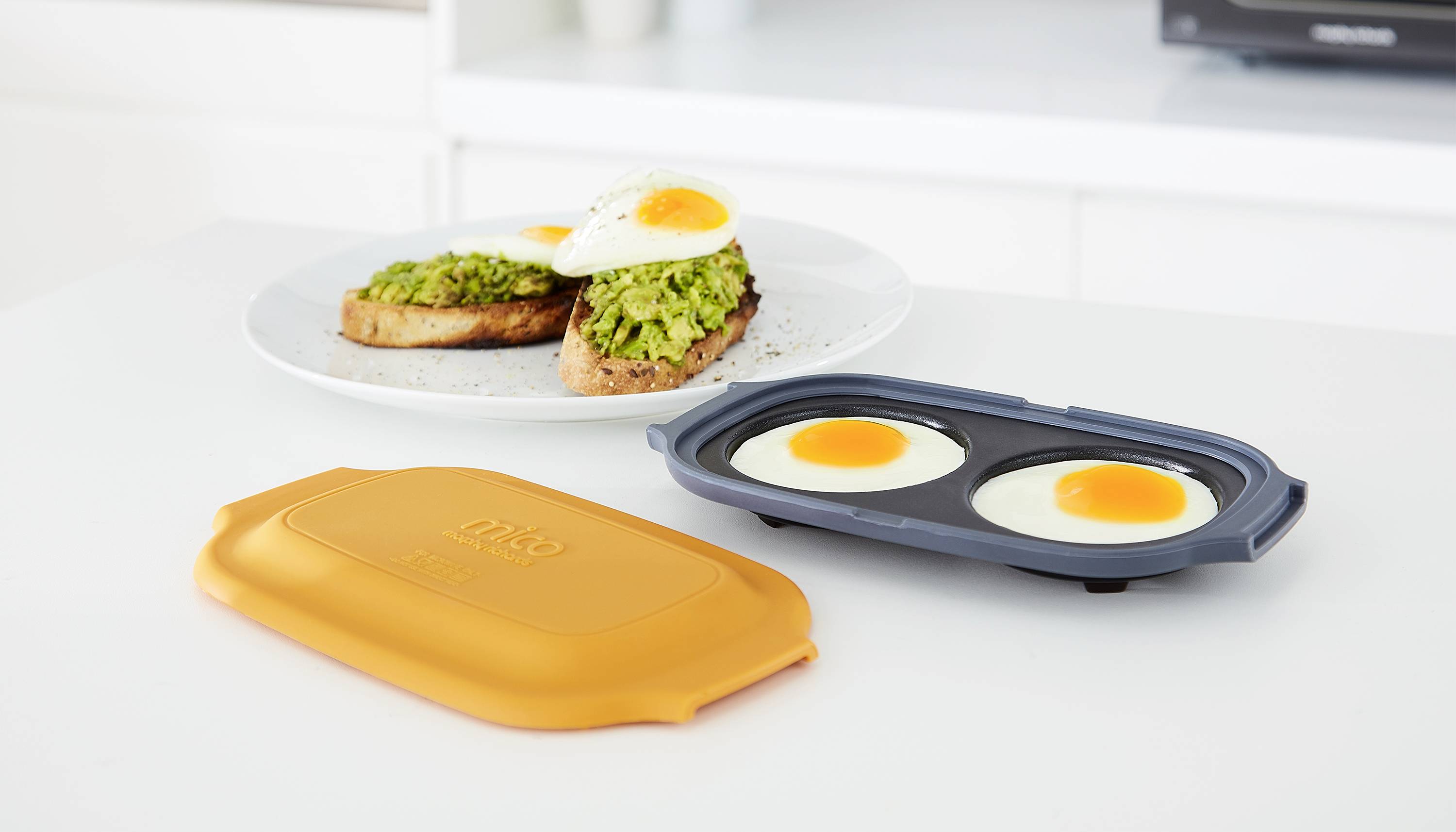 Morphy Richards 511645 Mico Multi-pot Mikrowellengeschirr Orange, Schwarz