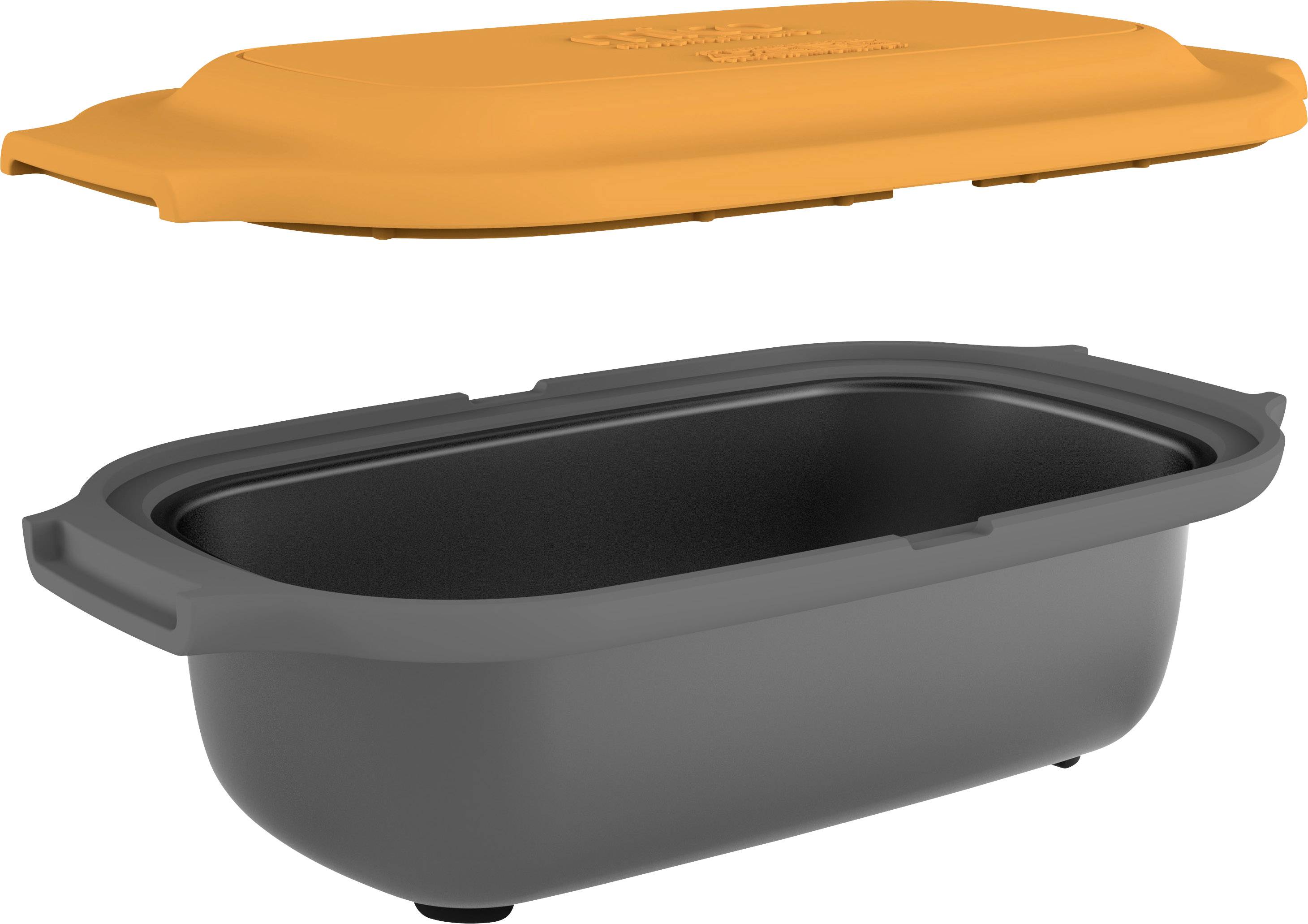 Morphy Richards 511645 Mico Multi-pot Mikrowellengeschirr Orange, Schwarz