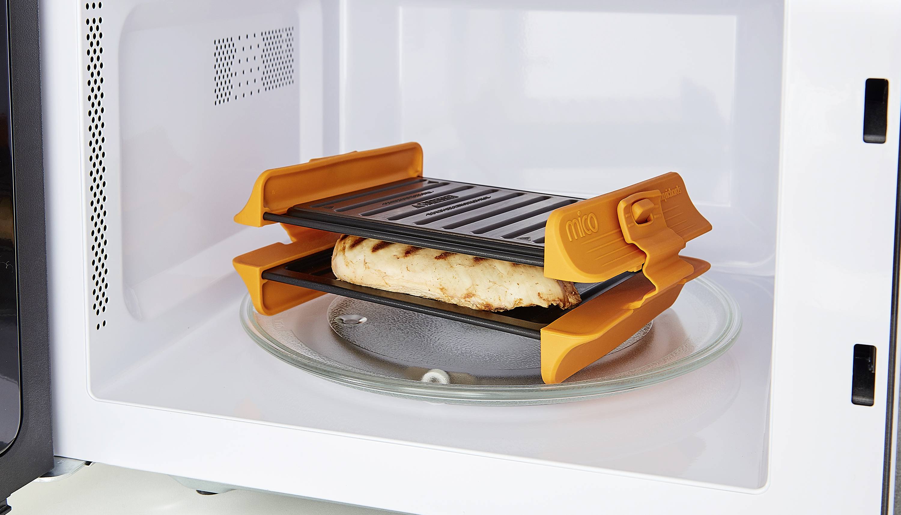 Morphy Richards 511646 Mico Grill Mikrowellengeschirr Orange, Schwarz