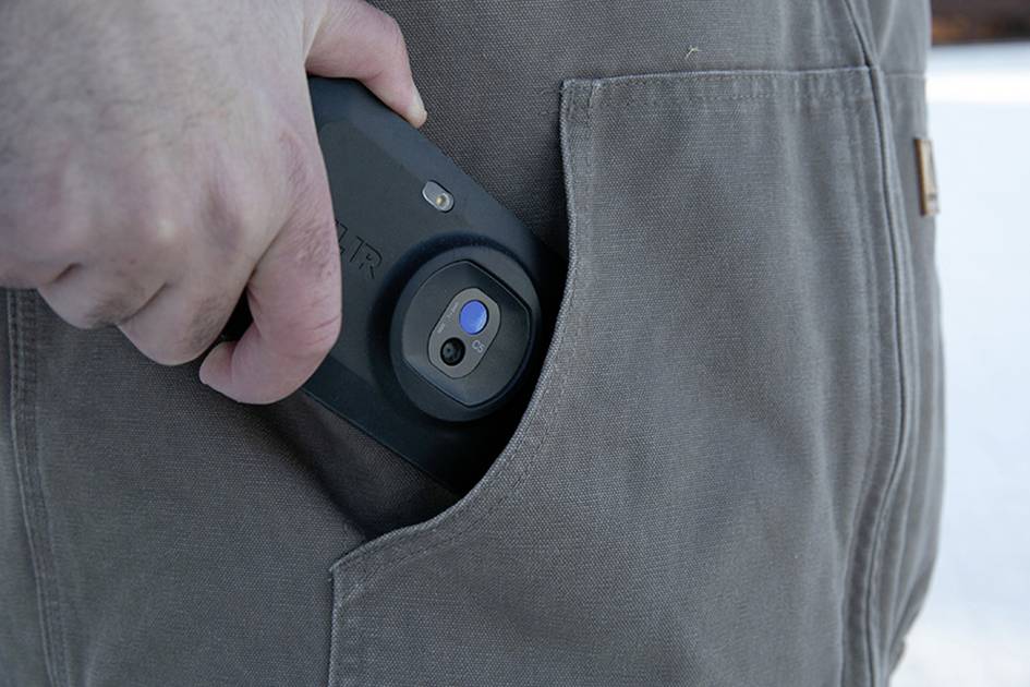 FLIR C5 (Wi-Fi) Wärmebildkamera -20 bis +400°C 8.7Hz MSX®, Integrierte LED-Lampe, integrierte Digitalkamera, WiFi