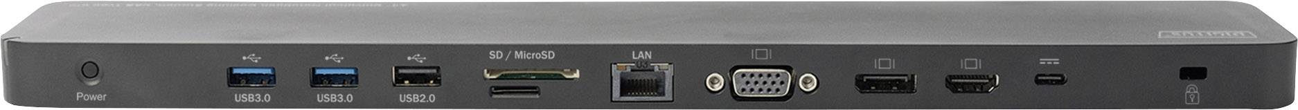 Digitus USB-C® Dockingstation DA-70868 Passend für Marke Dockingstations: Universal inkl. Ladefunktion