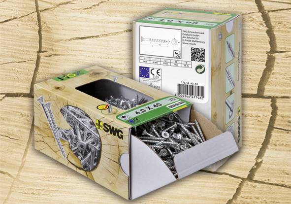 SWG Hox 1751457015 Holzschraube 4.5mm 70mm T-Profil Stahl verzinkt 200St.