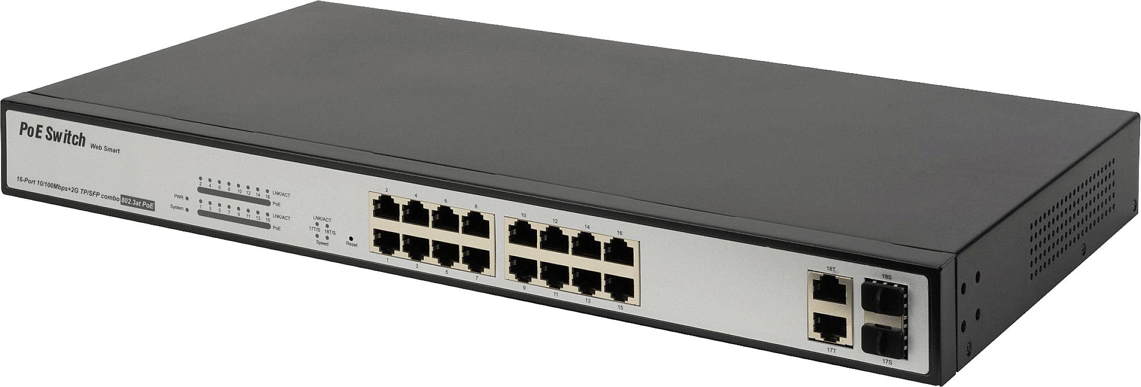 Digitus DN-95312-1 Netzwerk Switch RJ45/SFP 16 + 2 Port 10 / 100 MBit/s