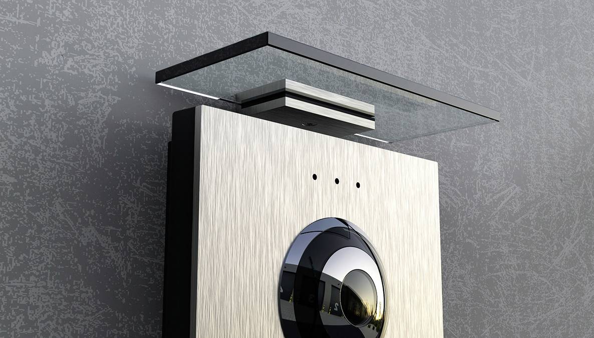 M-e modern-electronics 41261 Türsprechanlagen-Zubehör Regendach