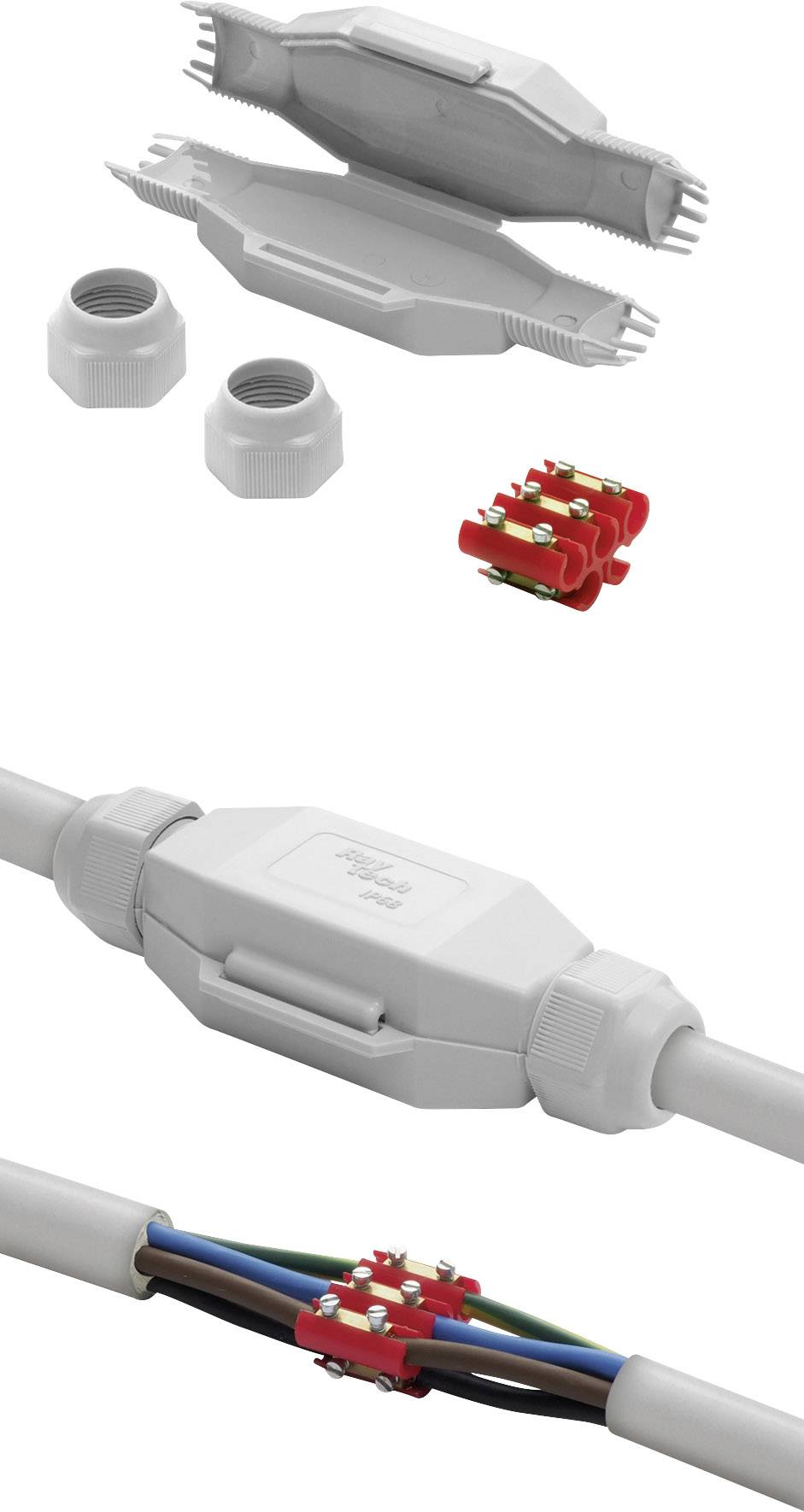 Raytech 84017 TOM Kabelmuffe Kabel-Ø-Bereich: 9 - 23mm Inhalt: 1St.