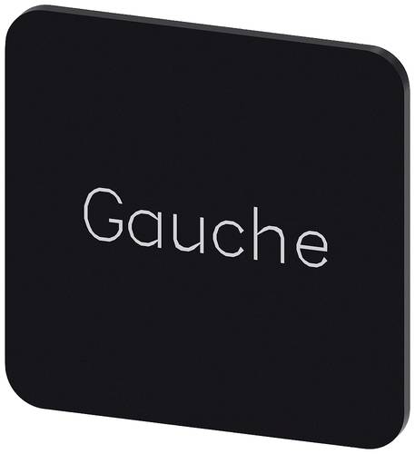 Siemens 3SU1900-0AF16-0GH0 3SU19000AF160GH0 Bezeichnungsschild quadratisch (B x H) 22 mm x 22 mm Ga