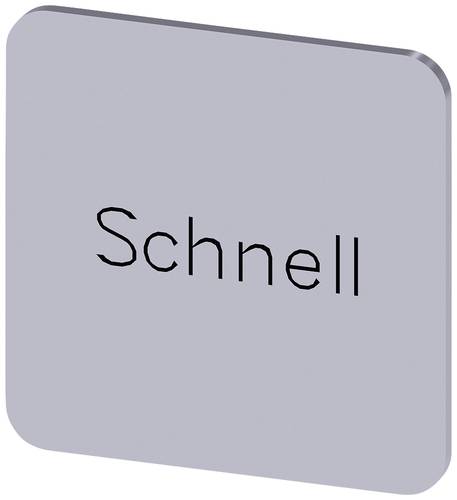 Siemens 3SU1900-0AF81-0AM0 3SU19000AF810AM0 Bezeichnungsschild quadratisch (B x H) 22 mm x 22 mm Sc