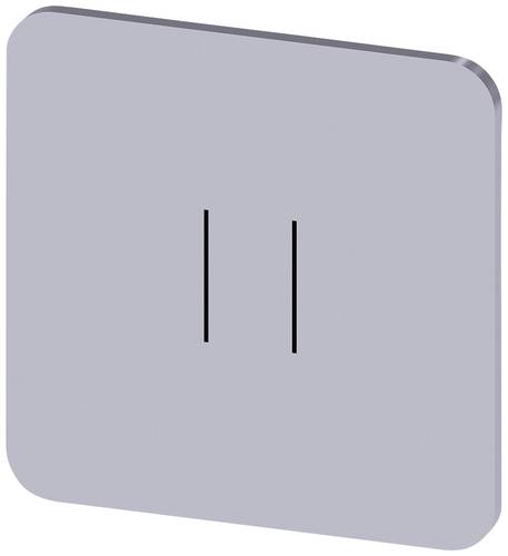 Siemens 3SU1900-0AF81-0QC0 3SU19000AF810QC0 Bezeichnungsschild quadratisch (B x H) 22 mm x 22 mm II