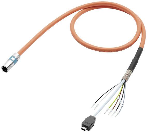 Siemens 6FX50028QN041FA0 Sensor-/Aktor-Anschlussleitung M12 Stecker, gerade 50.00 m 1 St.