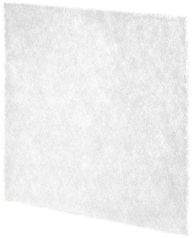 Weiße Texturfläche mit feiner, faseriger Struktur. Die Oberfläche wirkt weich und gleichmäßig verteilt.