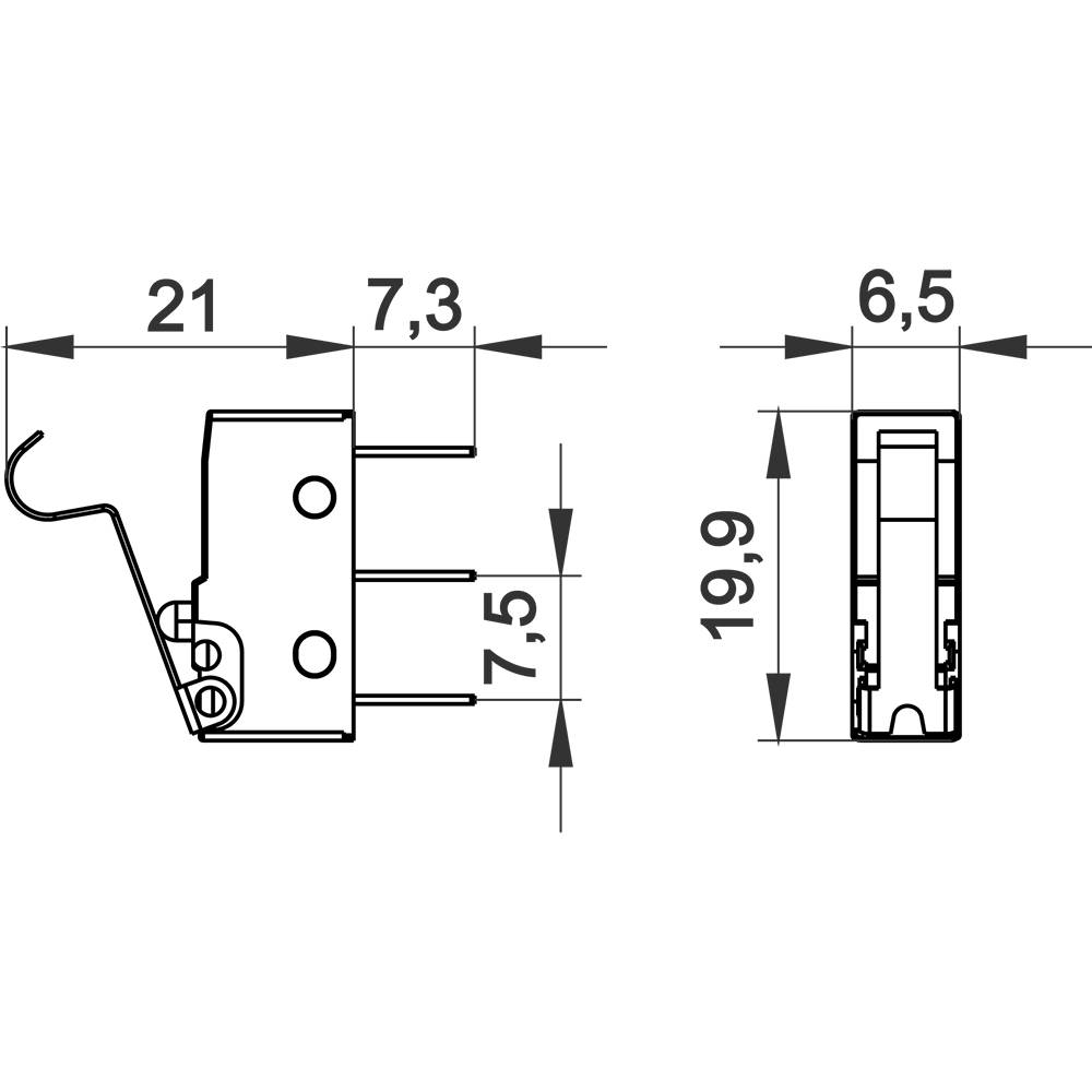 Siemens 3KD9103-2 Hilfsschalter 1St.