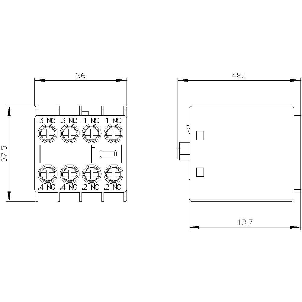 Siemens 3RH2911-1FA22-0MA0 Hilfsschalter 1St.