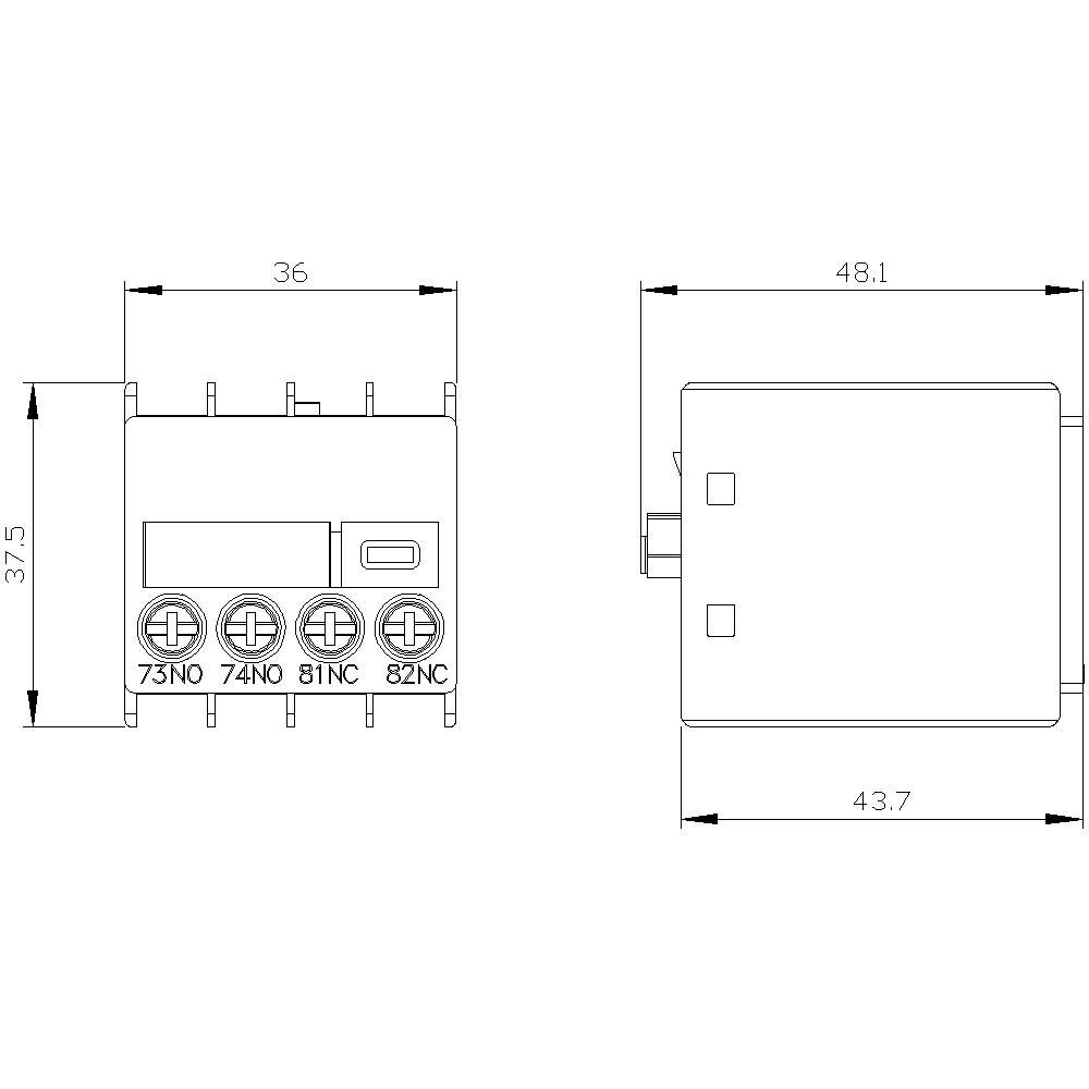 Siemens 3RH2911-1MA11 Hilfsschalter 1St.