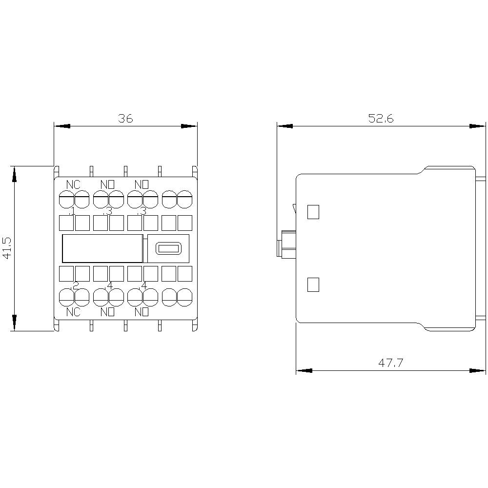 Siemens 3RH2911-2HA21 Hilfsschalter 1St.