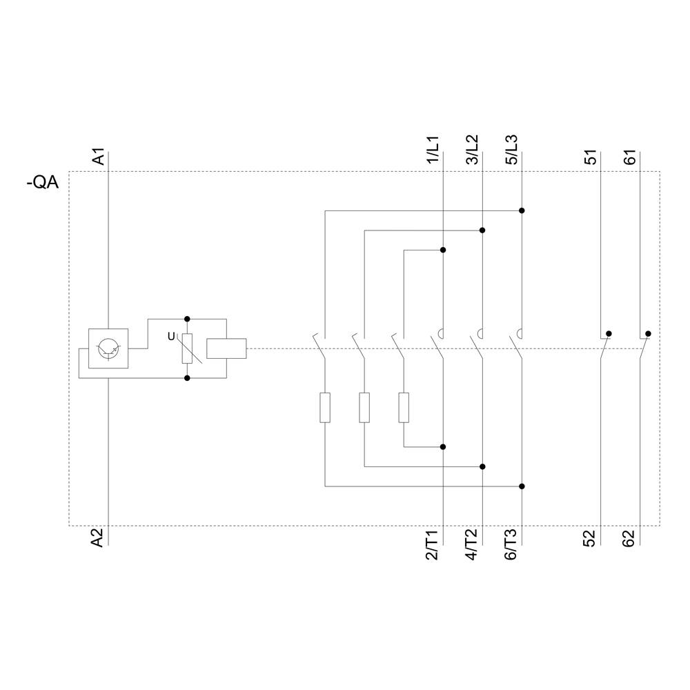 Siemens 3RT2645-1NP35 Kondensatorschütz 3 Schließer 1St.