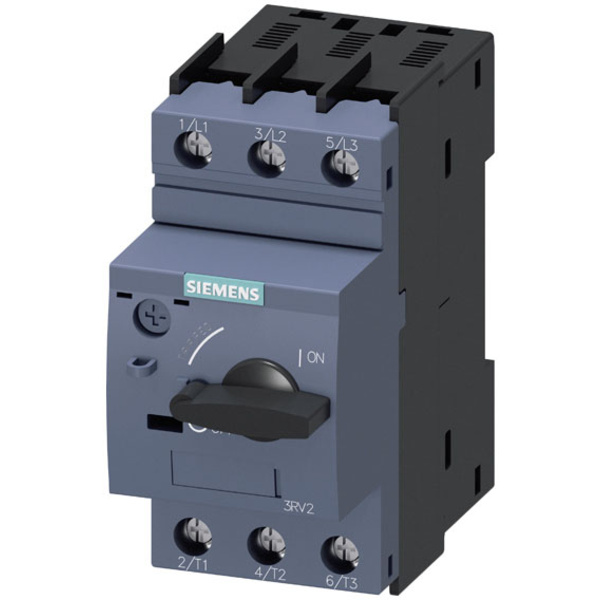 Siemens 3RV2421-0HA10 Leistungsschalter 1 St. Einstellbereich (Strom): 0.55 - 0.8A Schaltspannung (max.): 690V DC/AC (B x H x T)