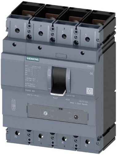 Siemens 3VA1340-6GF42-0AA0 Leistungsschalter 1 St. Einstellbereich (Strom): 280 - 400 A Schaltspann