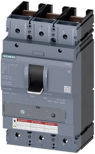 Siemens 3VA5320-5EC31-1AA0 Leistungsschalter 1 St. Einstellbereich (Strom): 200 - 200 A (B x H x T)