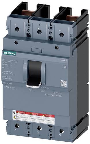 Siemens 3VA5460-0BB61-0AA0 Leistungsschalter 1 St. Schaltspannung (max.): 600 V/AC, 250 V/DC