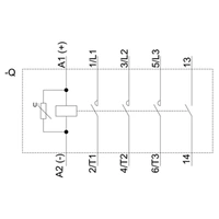 Siemens 3RT2015-1UB41 Schütz 1 Schließer 19kW 690V 6.1A mit Varistor 1St. Siemens 3RT2015-1UB41 Schütz 1 Schließer 19kW 690V 6.1A mit Varistor 1St.