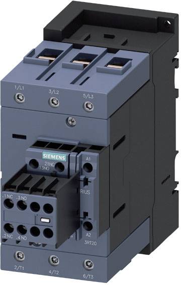 Siemens 3RT2046-1NP34 Schütz 2 Schließer, 2 Öffner 148kW 1000V 96A mit Varistor 1St.