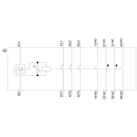 Siemens 3RT2046-3XF44-0LA2 Bahnschütz 2 Schließer, 2 Öffner 86 kW 1000 V 96 A mit Varistor 1 St. Siemens 3RT2046-3XF44-0LA2 Bahnschütz 2 Schließer, 2 Öffner 86 kW 1000 V 96 A mit Varistor 1 St.