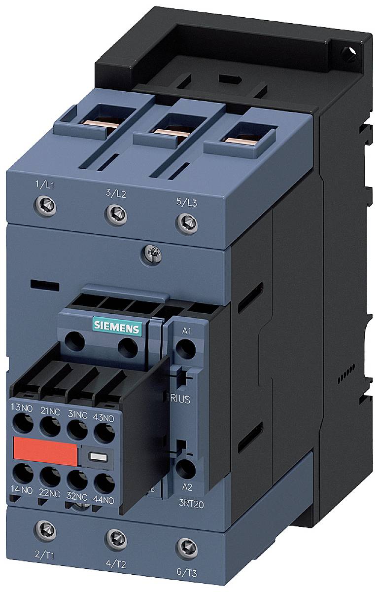 Siemens 3RT2047-1NB34-3MA0 Schütz 2 Schließer, 2 Öffner 148kW 1000V 99A mit Varistor 1St.