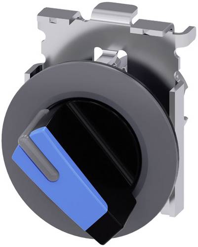 Siemens 3SU10622DF500AA0 3SU1062-2DF50-0AA0 Knebelschalter Frontring Metall, beleuchtbar Knebel San
