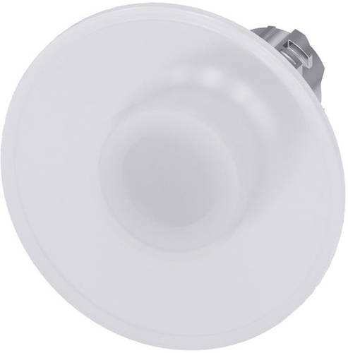 Siemens 3SU10511CD600AA0 3SU1051-1CD60-0AA0 Pilzdrucktaster Frontring Metall, Hochglanz Knopf Silbe