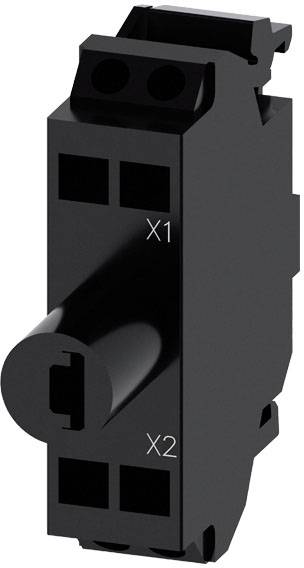 Schwarze elektrische Steckverbindung mit Markierungen 'X1' und 'X2'.