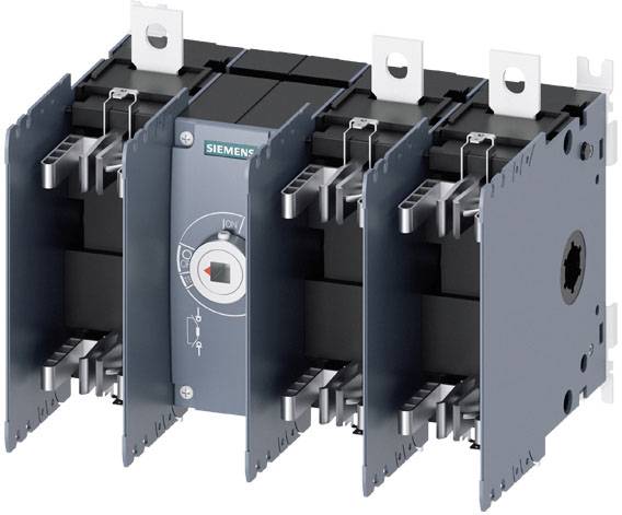 Ein elektrisch betätigter Schalter von Siemens mit zwei Haupt- und zwei Hilfskontakten. Hauptkomponente in elektrischen Steuerungssystemen.