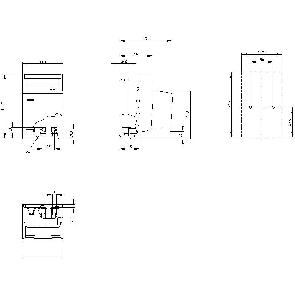Siemens 3NP11231CA24 Sicherungslasttrennschalter Sicherungsgröße = 000 160A 690 V/AC 1St.