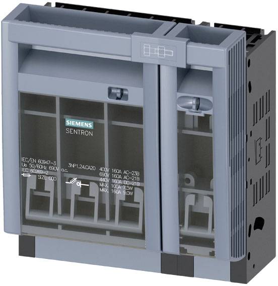 Siemens 3NP11241CA20 Sicherungslasttrennschalter Sicherungsgröße = 000 160A 690 V/AC, 440 V/DC 1St.