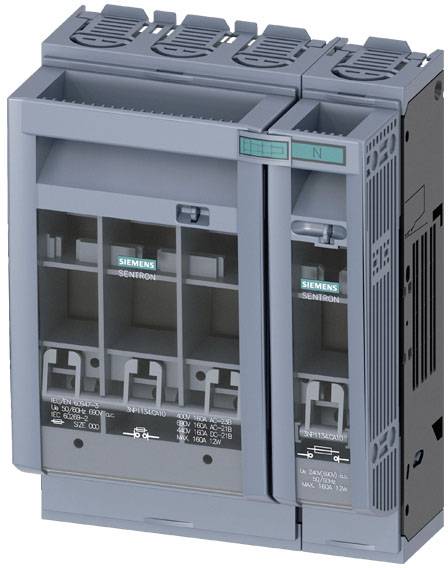 Siemens 3NP11341CA10 Sicherungslasttrennschalter Sicherungsgröße = 00 160A 690 V/AC, 440 V/DC 1St.