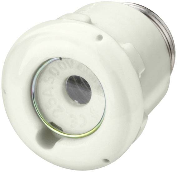 Keramiksicherung mit Metallgewinde, 25A, 500V, markiert mit 'CE'. Geeignet für elektrische Hausinstallationen.