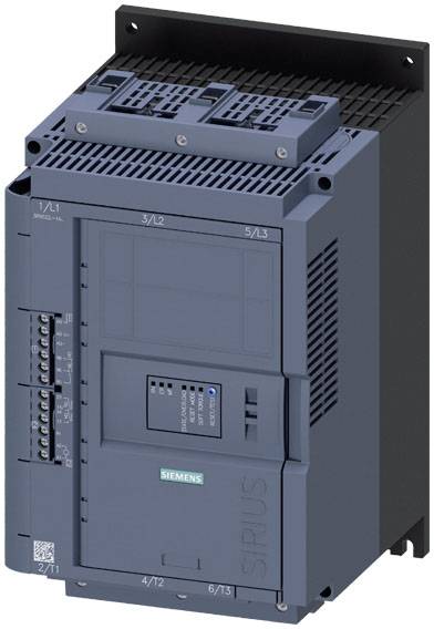 Industrie-Schaltgerät von Siemens mit mehreren Anschlüssen und Steuerungselementen, geeignet für die Regelung von Stromkreisen.