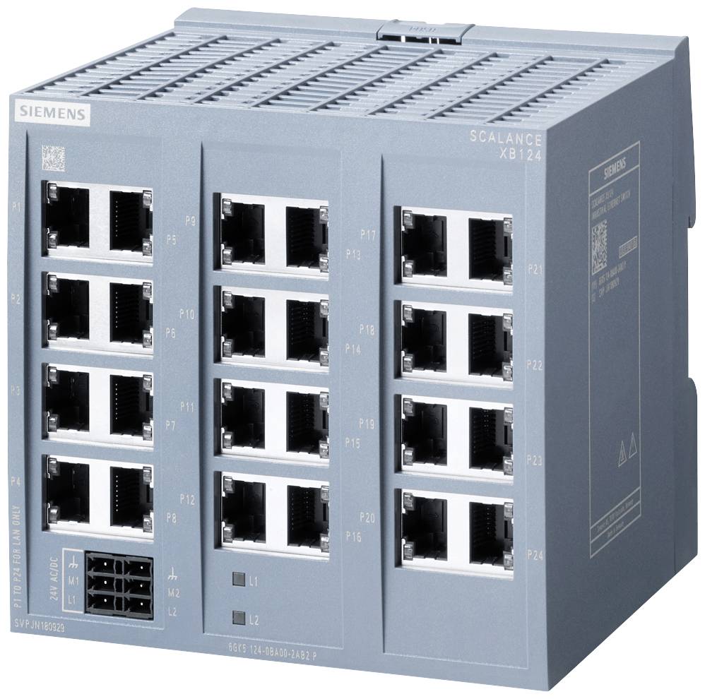 Siemens 6GK51240BA002AB2 6GK5124-0BA00-2AB2 Netzwerk Switch