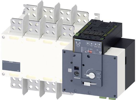 Siemens Netzumschalter Schwarz 2.5mm² 1250A 3 Schließer, 4 Wechsler 3KC84520GA220GA3