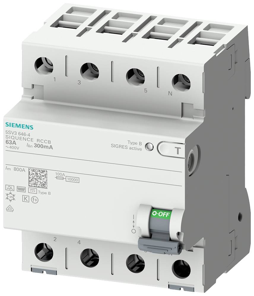 Siemens 5SV37465 5SV3746-5 Fehlerstrom-Schutzschalter B