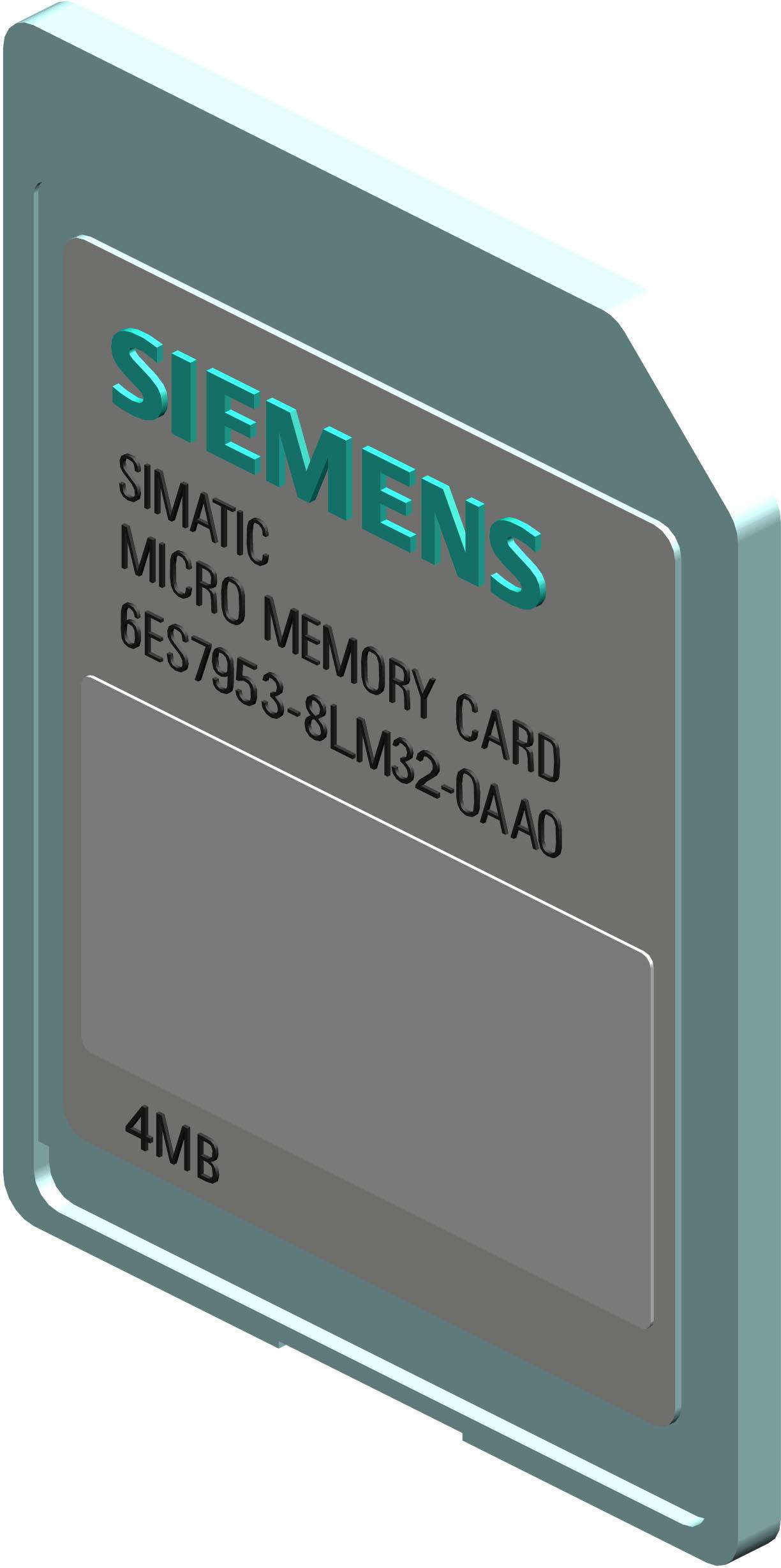SIEMENS SIMATIC Micro Speicherkarte 4MB, Modellnummer 6ES7953-8LM32-0AA0.