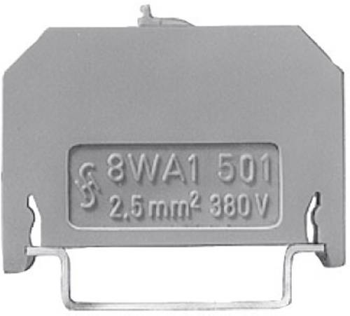 Siemens 8WA1501 Durchgangsklemme Schrauben Grau 1St.