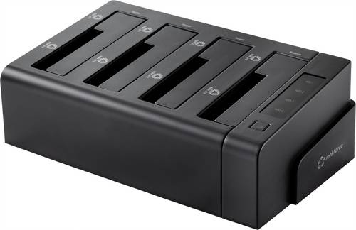 Renkforce USB 3.2 Gen 1 Festplatten-Kopierstation 4 Port mit Clone-Funktion