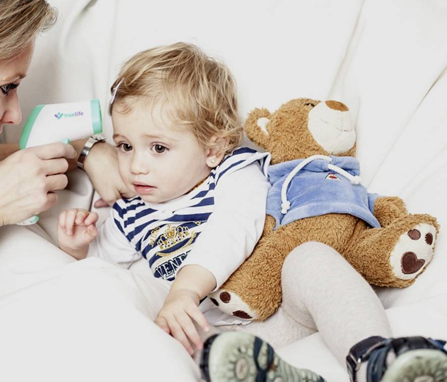 truelife CARE Q7 Blue Infrarot Fieberthermometer Berührungsloses messen