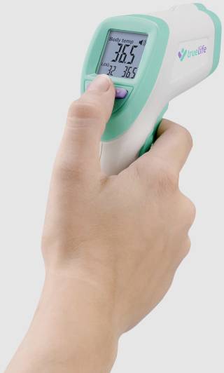 truelife CARE Q7 Blue Infrarot Fieberthermometer Berührungsloses messen