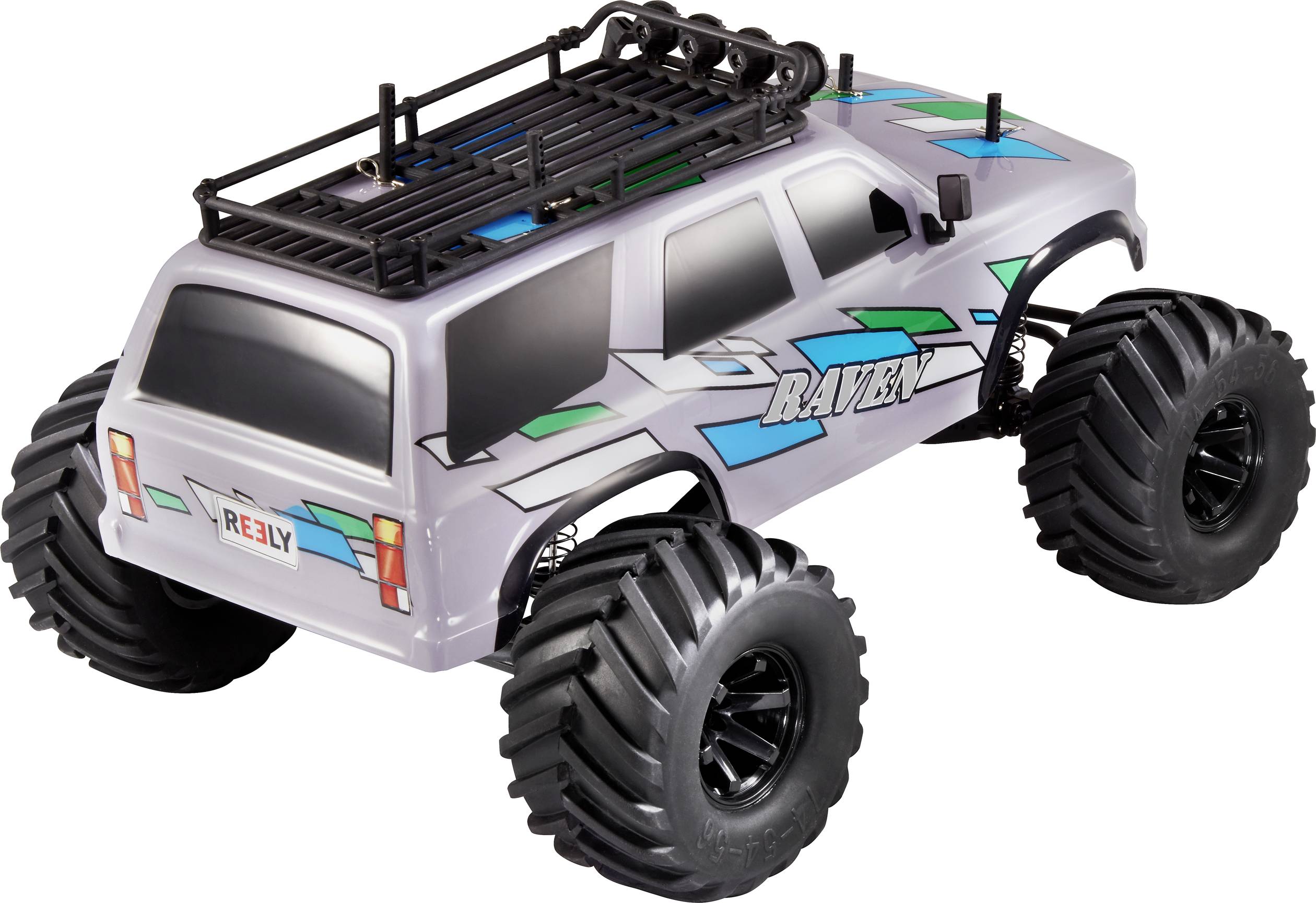 Reely Raven Grau Brushed 1:10 RC Modellauto Elektro Crawler Allradantrieb (4WD) 100% RtR 2,4GHz inkl. Akku, Ladegerät und