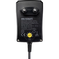 VOLTCRAFT VC-11320905 Steckernetzteil, einstellbar 3 V/DC, 4.5 V/DC, 5 V/DC, 6 V/DC, 7.5 V/DC, 9 V/DC, 12 V/DC 1.5A 18W VOLTCRAFT VC-11320905 Steckernetzteil, einstellbar 3 V/DC, 4.5 V/DC, 5 V/DC, 6 V/DC, 7.5 V/DC, 9 V/DC, 12 V/DC 1.5A 18W