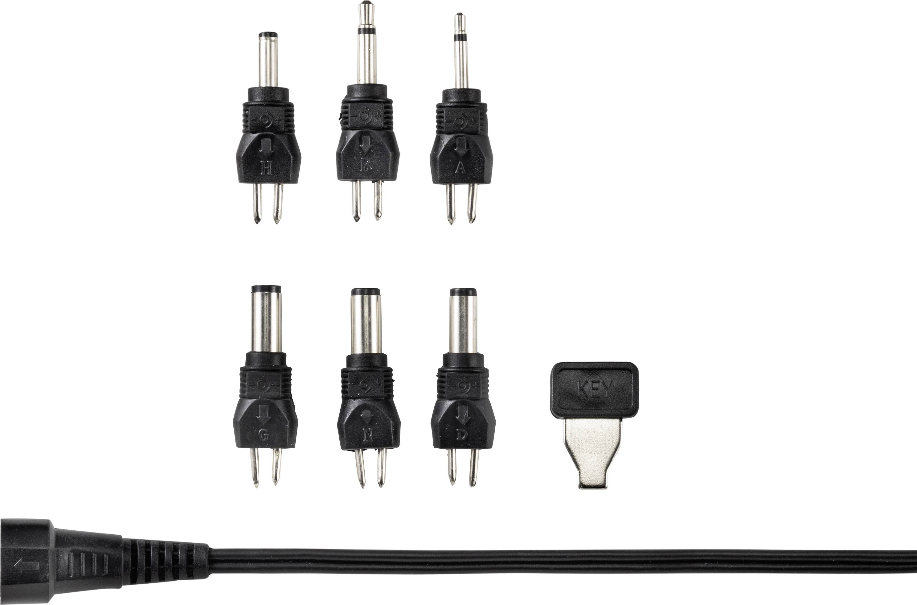 VOLTCRAFT VC-11320905 Steckernetzteil, einstellbar 3 V/DC, 4.5 V/DC, 5 V/DC, 6 V/DC, 7.5 V/DC, 9 V/DC, 12 V/DC 1.5A 18W